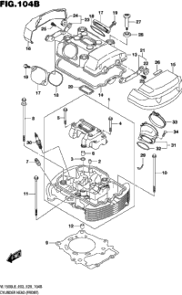 Cylinder Head (Front) (Vl1500bl8 E28)