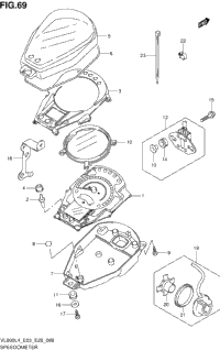 Speedometer (Vl800l4 E03)