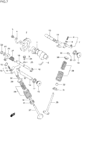 Cam Shaft - Valve (Model L/M/N/P)