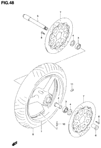 Front Wheel (Model V/W/X/Y)