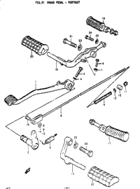 Brake Pedal - Footrest