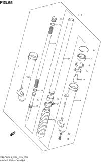 Front Fork Damper (Dr-Z125l4 E33)