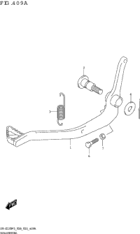 Brake Pedal (Dr-Z125l)