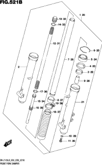 Front Fork Damper (Dr-Z125ll9 E03)
