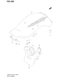 Rear Fender (Model K3)