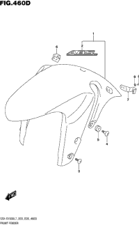 Front Fender (Gsx-S1000al7 E33)
