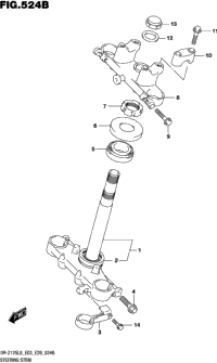 Steering Stem (Dr-Z125ll8 E03)