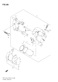 Front Caliper (Dr-Z125ll3 E28)