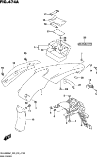 Rear Fender (Dr-Z400sm)