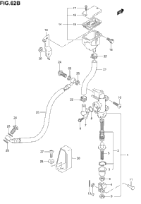 Rear Master Cylinder (Sv1000sk5)
