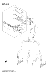 Front Master Cylinder (Model K7/K8/K9)