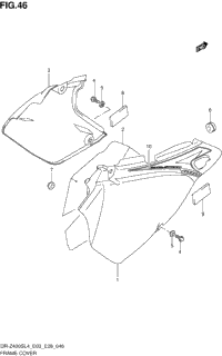 Frame Cover (Dr-Z400sl4 E03)