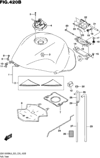 Fuel Tank (Gsx1300ral6 E28)