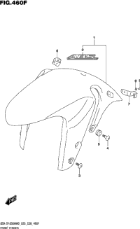 Front Fender (Gsx-S1000a)