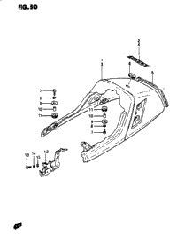 Seat Tail Cover (Gs1100ed)