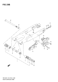 Rear Swinging Arm (Model K5/K6)