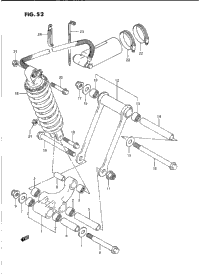 Rear Cushion Lever (Model P)