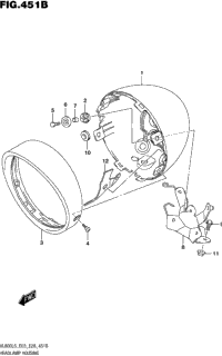 Headlamp Housing (Vl800l5 E33)