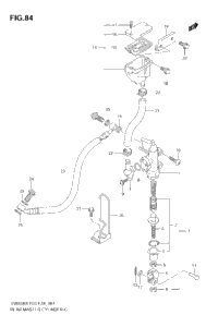 Rear Master Cylinder (Sv650k8/Sk8)