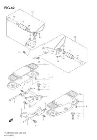 Footrest (Vlr1800k8/Tk8/K9)