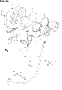Speedometer - Tachometer (Not For U.S. Market)
