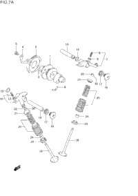 Cam Shaft - Valve (Model R/S/T)