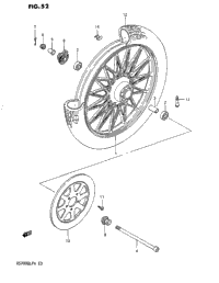 Front Wheel (Vs700glefg/Glepg)
