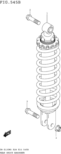 Rear Shock Absorber (Dr-Z125lm3e28)