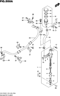 Rear Master Cylinder (Gsx-R1000l7 E03)