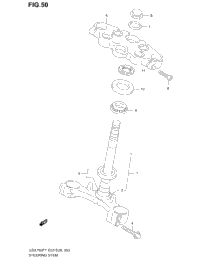 Steering Stem (Model W/X/Y/K1/K2)