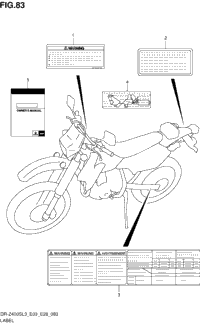 Label (Dr-Z400sl3 E33)