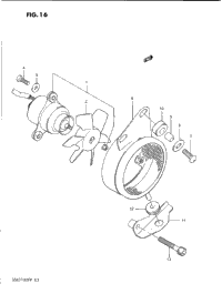Cooling Fan (California Only)