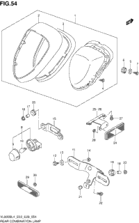 Rear Combination Lamp (Vl800bl4 E33)