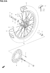 Front Wheel (Rm85k5/K6)