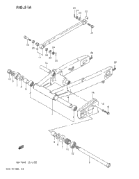 Rear Swinging Arm (Model L)