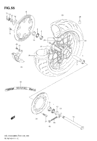 Rear Wheel (Model K5/K6)