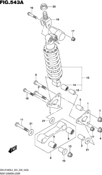 Rear Cushion Lever (Gsx-R1000l5 E03)