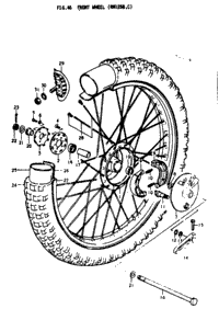 Front Wheel (Rm125b