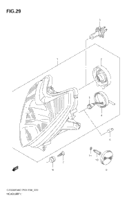 Headlamp (Gs500f E3, E28, E33, E95)