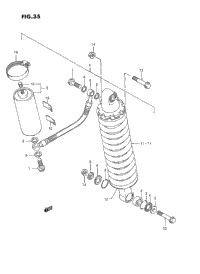 Rear Shock Absorber (Model H/J)