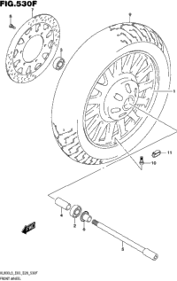 Front Wheel (Vl800bl5 E28)