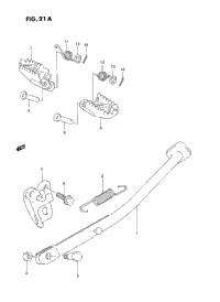 Stand - Footrest (Model P/R/S/T)