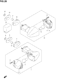 Turn Signal Lamp (Gsf1200sk1/Sk2/Sk3/Sk4/Sk5/Szk5)