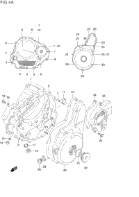 Crankcase Cover (Model P/R/S)