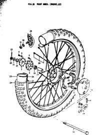 Front Wheel (Rm250c