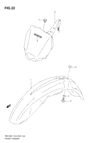 Front Fender (Model K1/K2/K3)