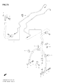 Front Brake Hose(Sv650ak8/Sak8)