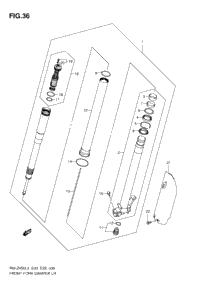 Front Fork Damper Lh