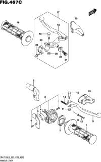 Handle Lever (Dr-Z125ll8 E28)