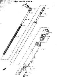Front Fork (Gs1000c